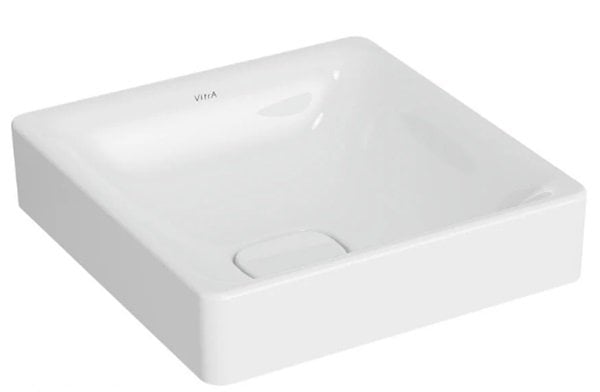 Vitra 7533B003-1398 Metropole Kare Çanak lavabo, 40cm Beyaz.